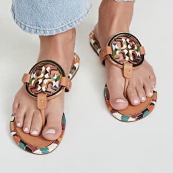 Tory Burch Enamel Millers β€οΈπ§‘ππππ€ - Picture 2 of 6